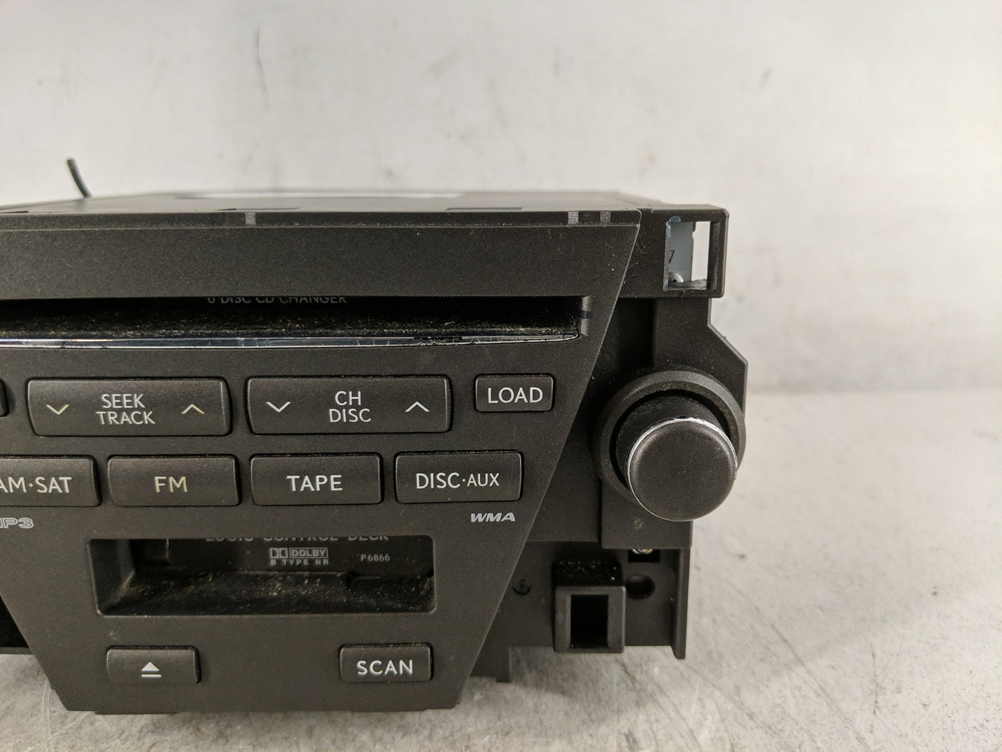 2007-2009 Lexus Es350 Radio AM FM Cd Player Receiver Replacement P/N:86120-33730 Fits Fits 2007 2008 2009 OEM Used Auto Part