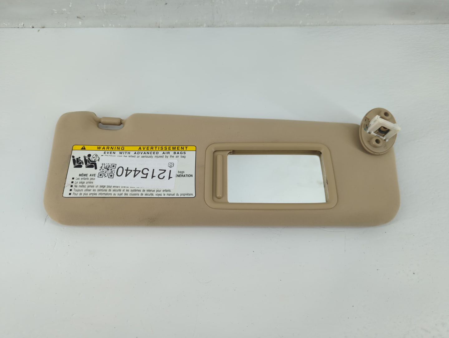 2007-2009 Lexus Es350 Sun Visor Shade Replacement Passenger Right Mirror Fits Fits 2007 2008 2009 OEM Used Auto Parts - Oemu