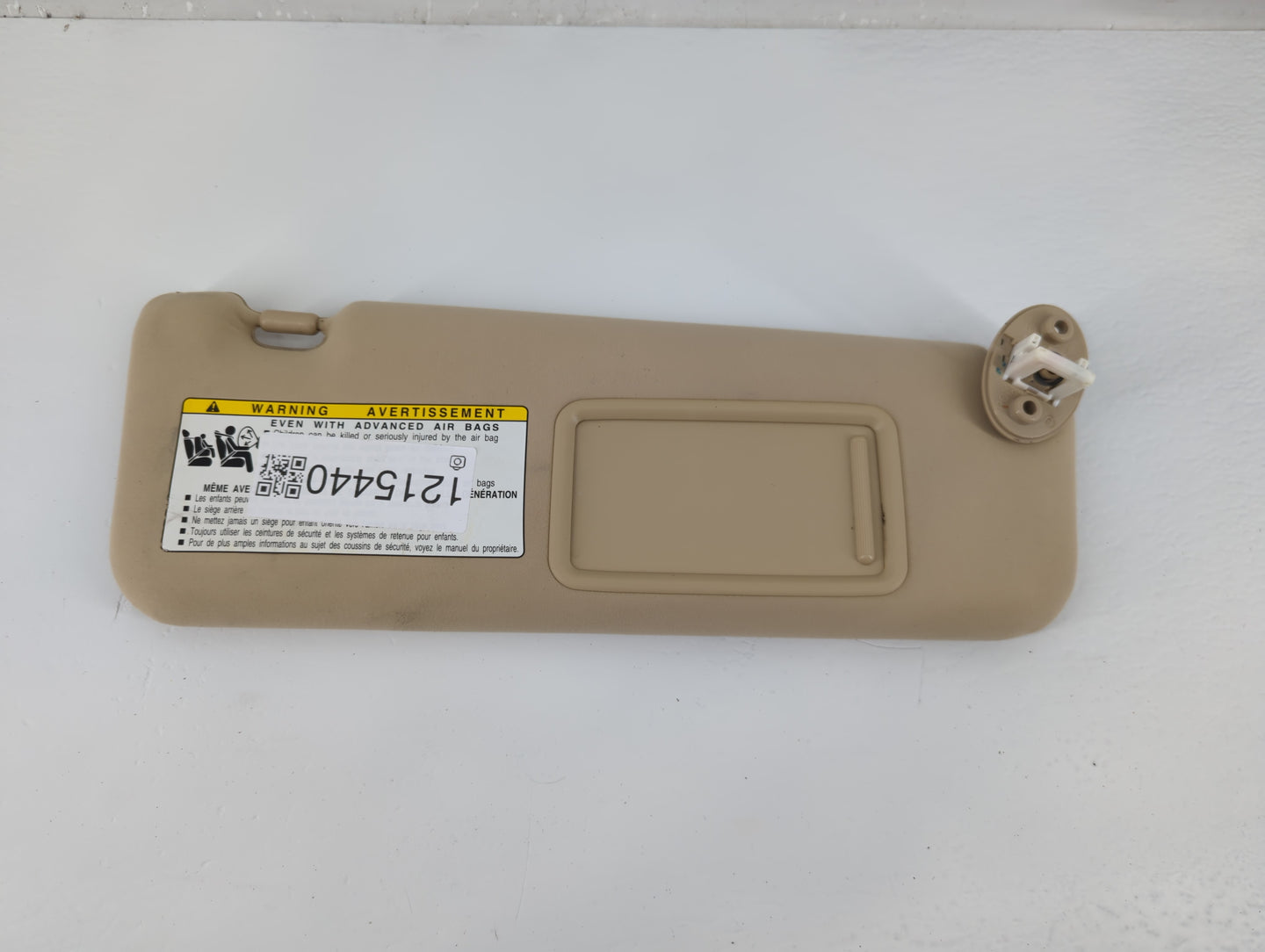 2007-2009 Lexus Es350 Sun Visor Shade Replacement Passenger Right Mirror Fits Fits 2007 2008 2009 OEM Used Auto Parts - Oemu