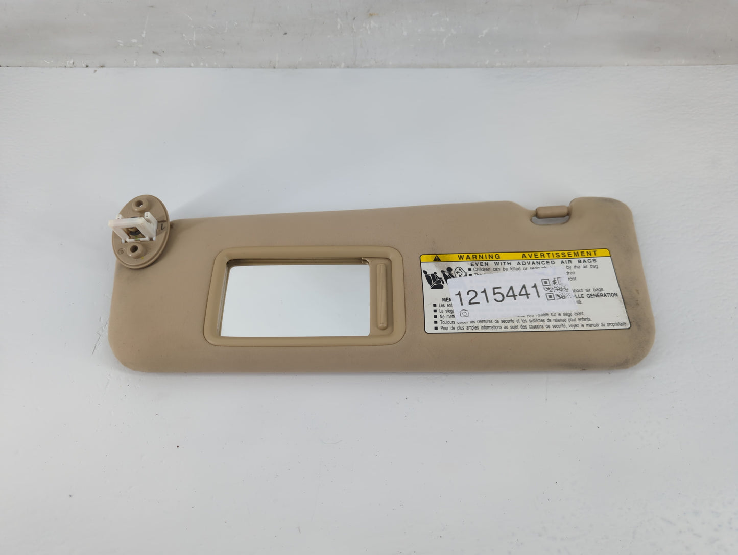 2007-2009 Lexus Es350 Sun Visor Shade Replacement Driver Left Mirror Fits Fits 2007 2008 2009 OEM Used Auto Parts - Oemuseda