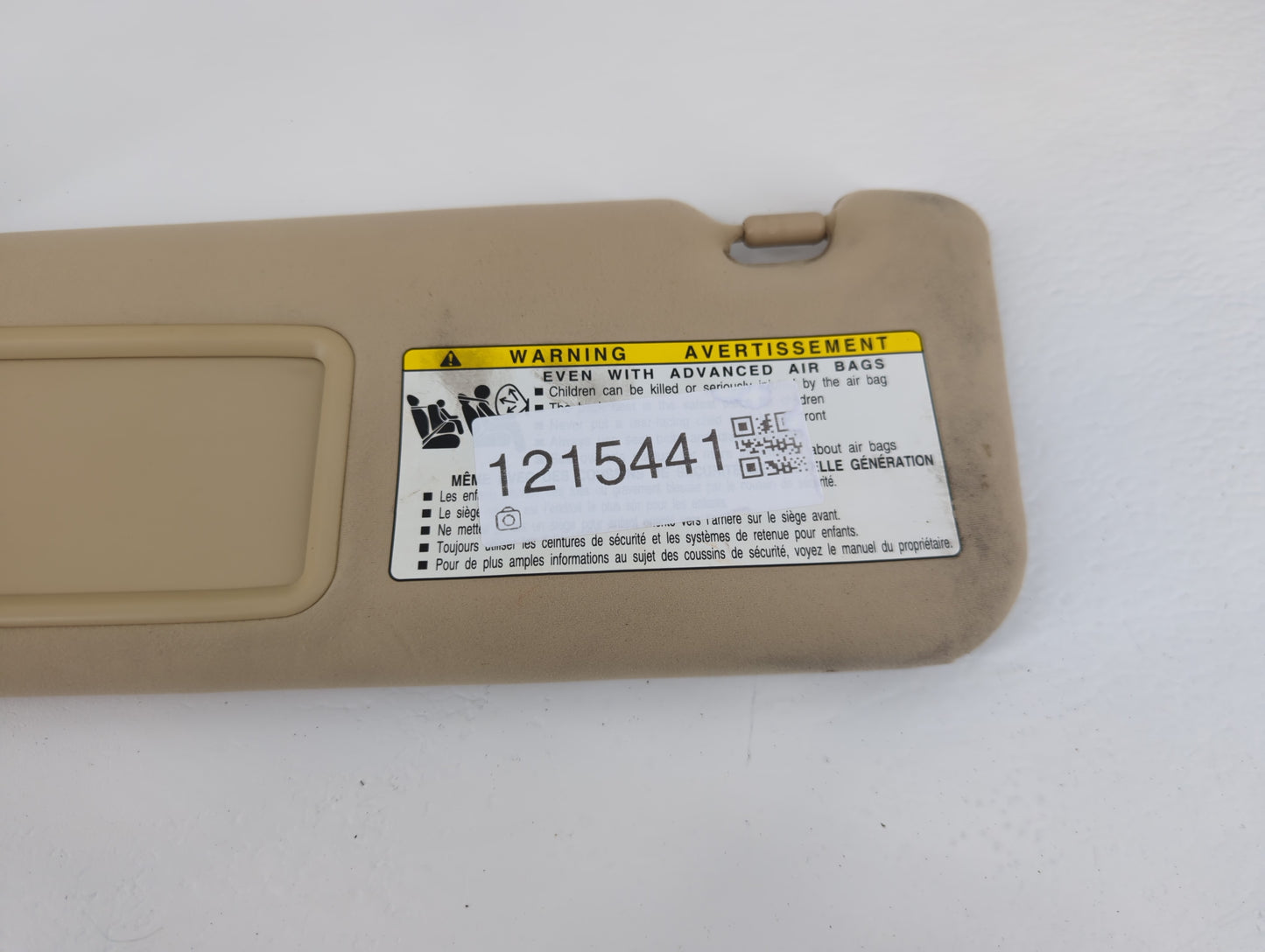 2007-2009 Lexus Es350 Sun Visor Shade Replacement Driver Left Mirror Fits Fits 2007 2008 2009 OEM Used Auto Parts - Oemuseda