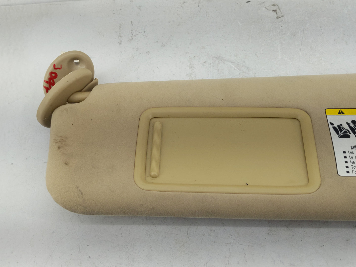 2007 Lexus Es350 Sun Visor Shade Replacement Driver Left Mirror Fits OEM Used Auto Parts - Oemusedautoparts1.com