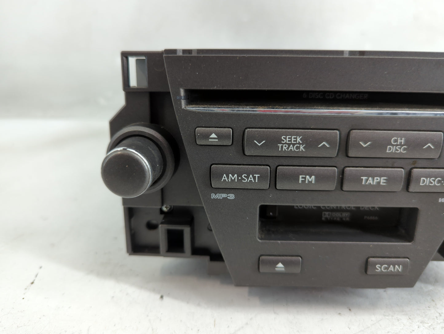 2007-2009 Lexus Es350 Radio AM FM Cd Player Receiver Replacement P/N:86120-33730 Fits Fits 2007 2008 2009 OEM Used Auto Part