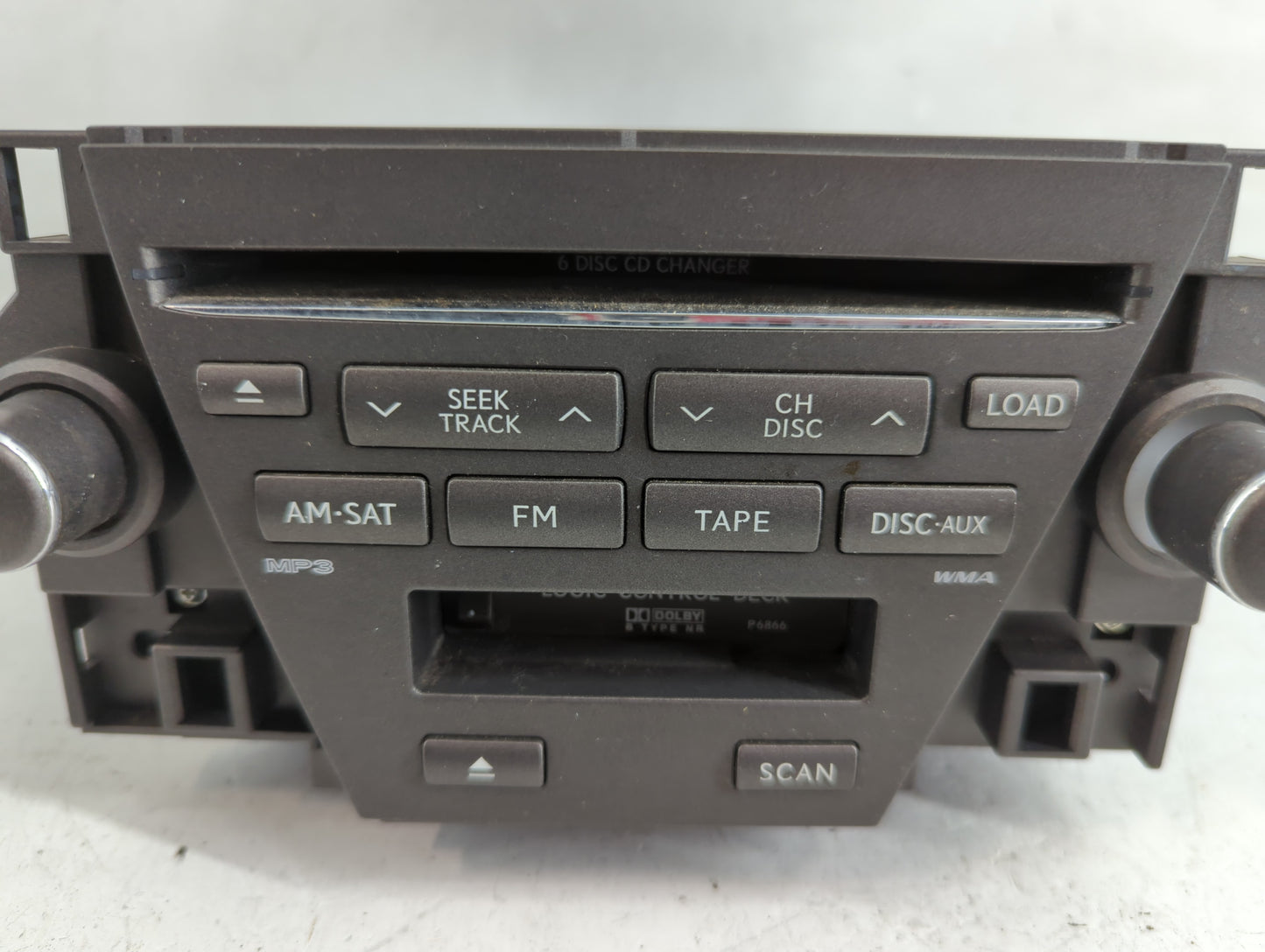 2007-2009 Lexus Es350 Radio AM FM Cd Player Receiver Replacement P/N:86120-33730 Fits Fits 2007 2008 2009 OEM Used Auto Part