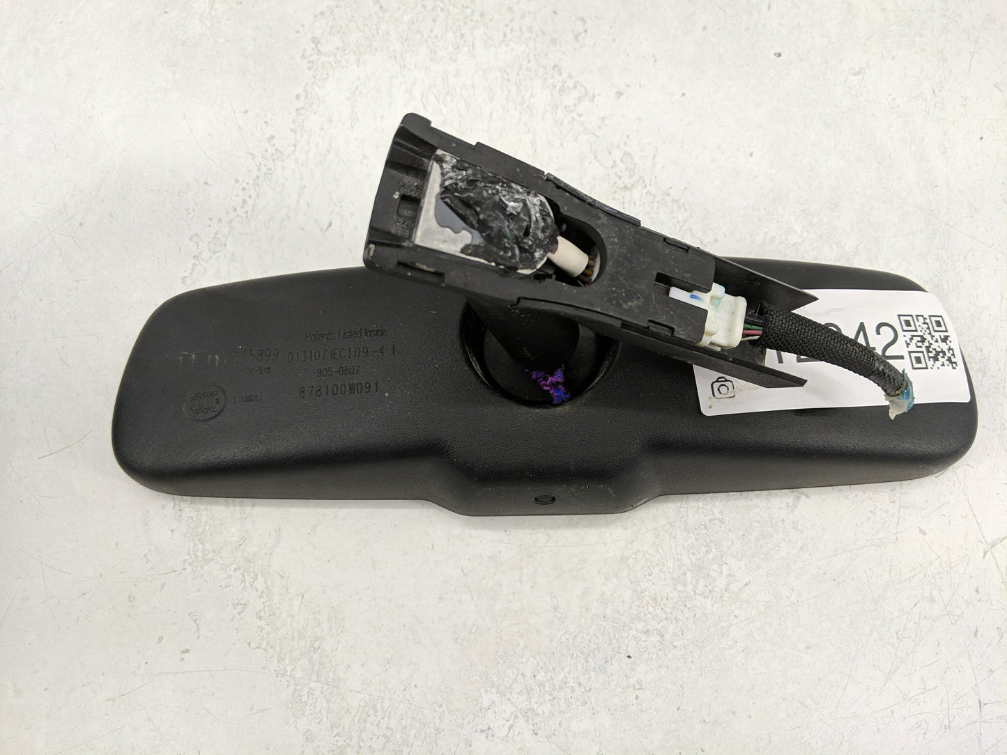2007-2009 Lexus Es350 Interior Rear View Mirror Replacement OEM P/N:878100W09000 Fits Fits 2007 2008 2009 OEM Used Auto Part