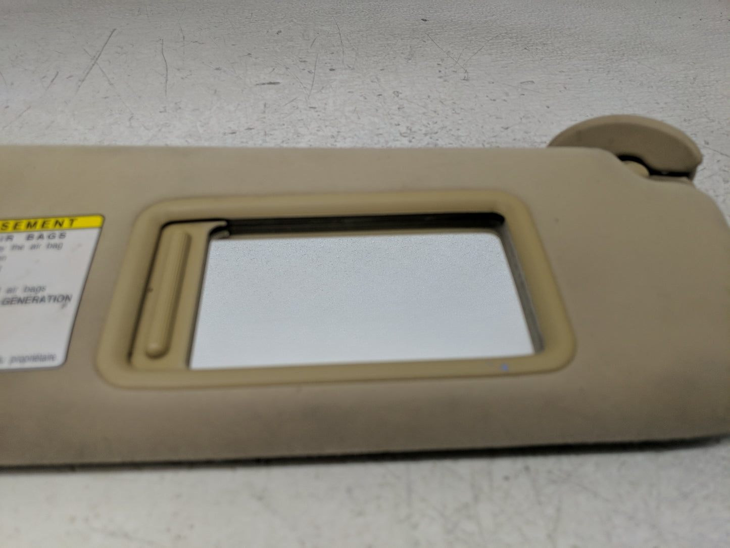 2007-2009 Lexus Es350 Sun Visor Shade Replacement Passenger Right Mirror Fits Fits 2007 2008 2009 OEM Used Auto Parts - Oemu