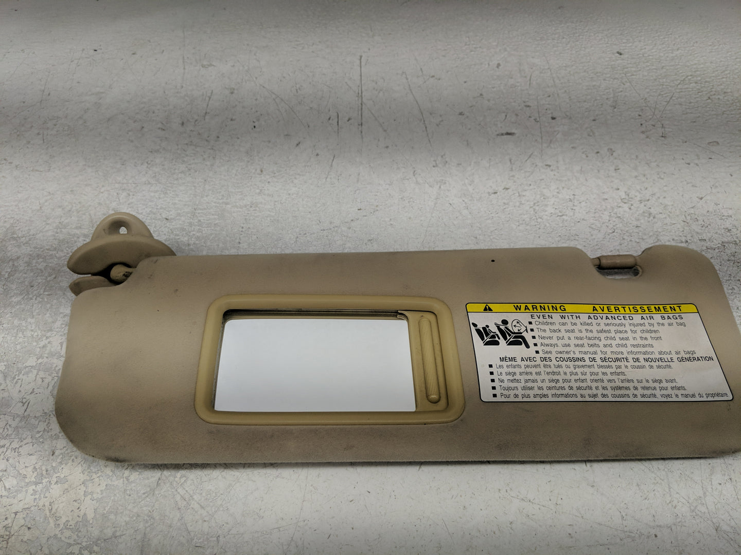 2007-2009 Lexus Es350 Sun Visor Shade Replacement Driver Left Mirror Fits Fits 2007 2008 2009 OEM Used Auto Parts - Oemuseda
