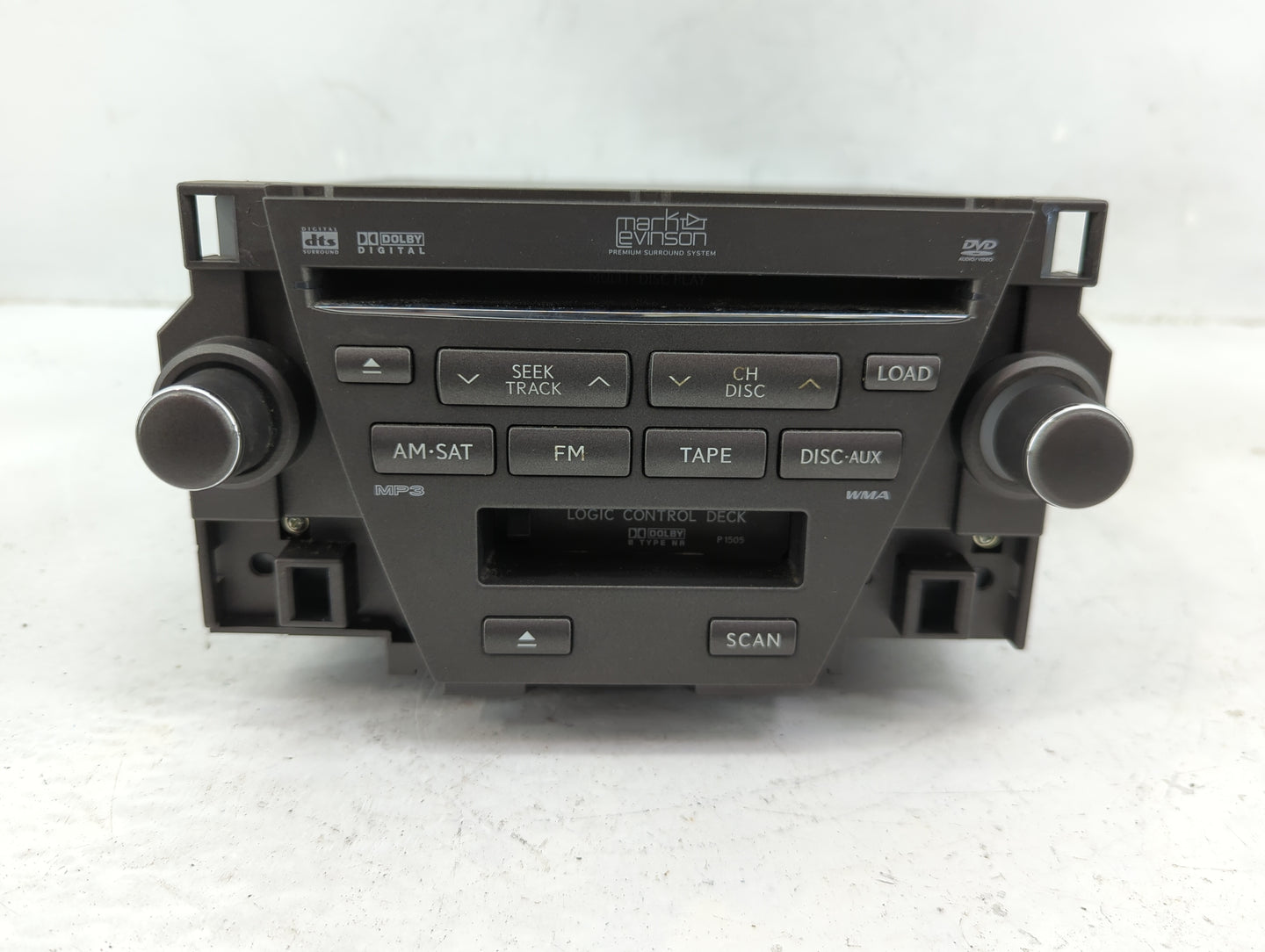 2007-2009 Lexus Es350 Radio AM FM Cd Player Receiver Replacement P/N:86120-33740 Fits Fits 2007 2008 2009 OEM Used Auto Part
