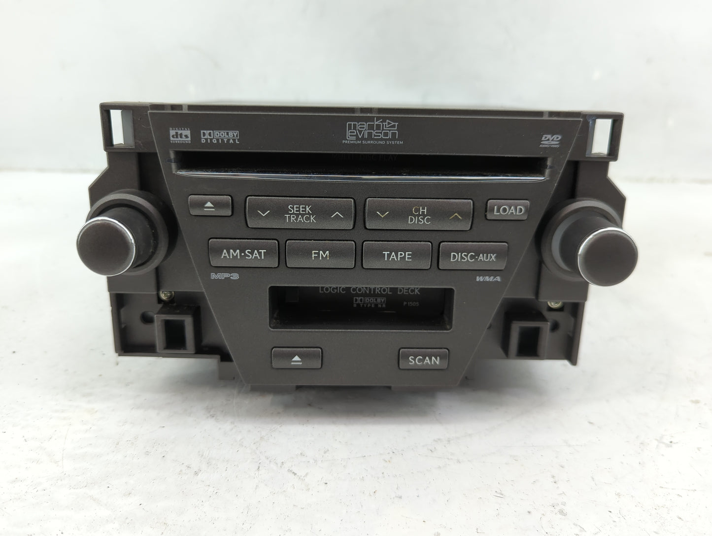 2007-2009 Lexus Es350 Radio AM FM Cd Player Receiver Replacement P/N:86120-33740 Fits Fits 2007 2008 2009 OEM Used Auto Part