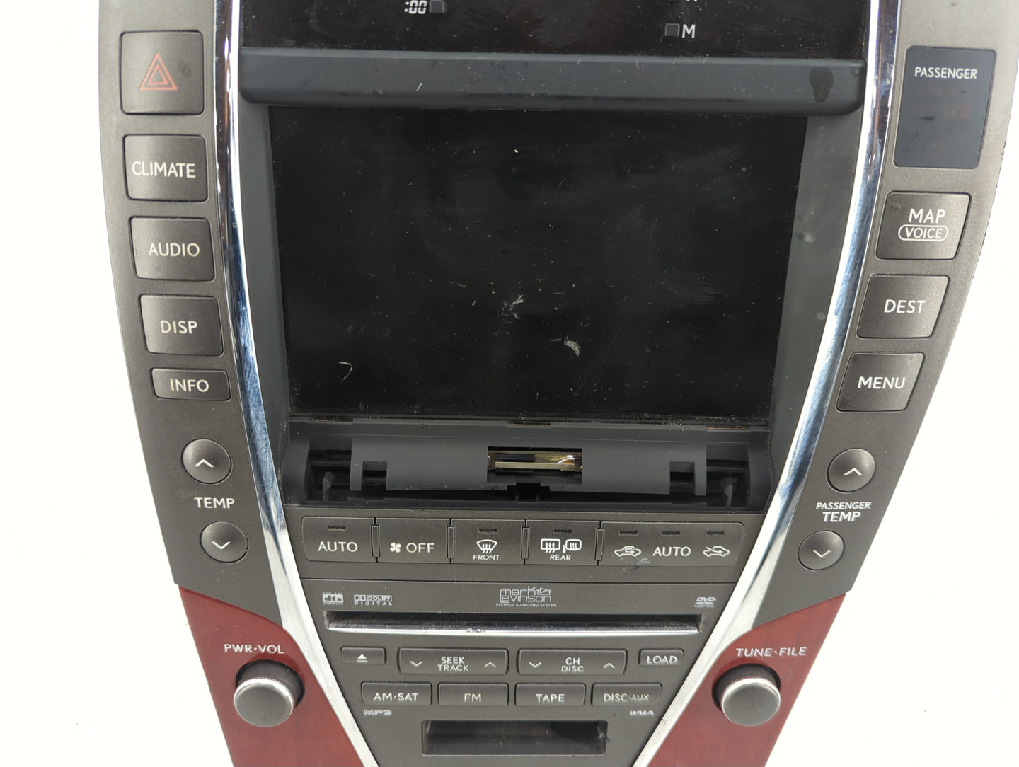 2007-2009 Lexus Es350 Radio AM FM Cd Player Receiver Replacement P/N:86430-33010 Fits Fits 2007 2008 2009 OEM Used Auto Part