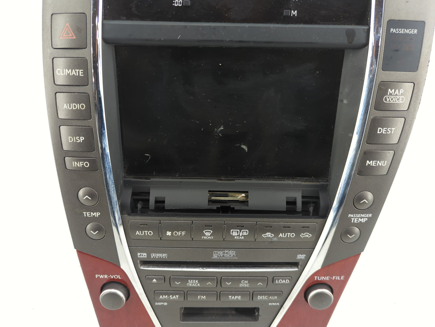 2007-2009 Lexus Es350 Radio AM FM Cd Player Receiver Replacement P/N:86430-33010 Fits Fits 2007 2008 2009 OEM Used Auto Part