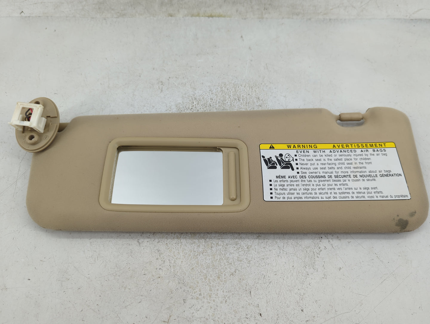 2007-2009 Lexus Es350 Sun Visor Shade Replacement Driver Left Mirror Fits Fits 2007 2008 2009 OEM Used Auto Parts - Oemuseda