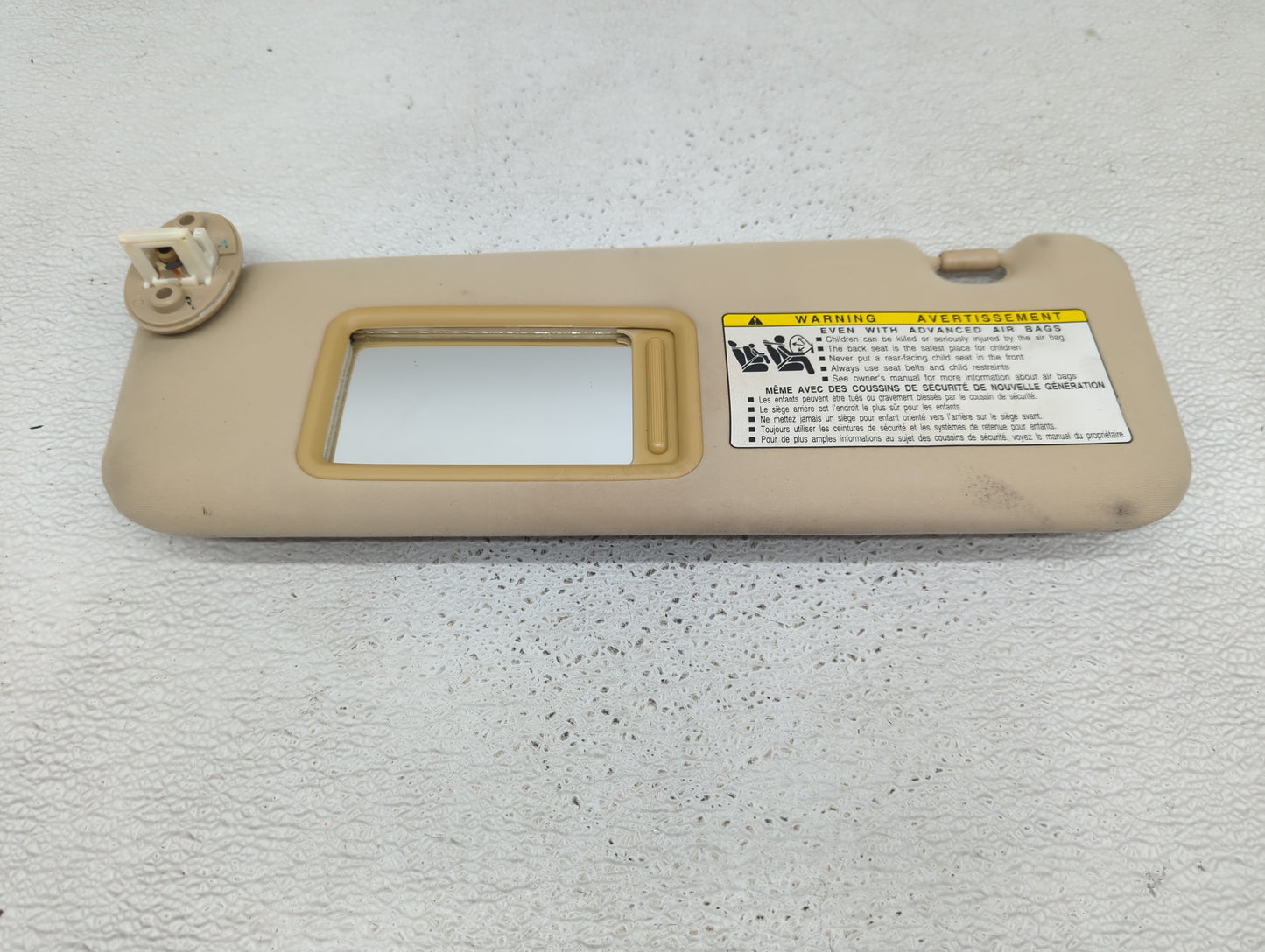 2007-2009 Lexus Es350 Sun Visor Shade Replacement Driver Left Mirror Fits Fits 2007 2008 2009 OEM Used Auto Parts - Oemuseda