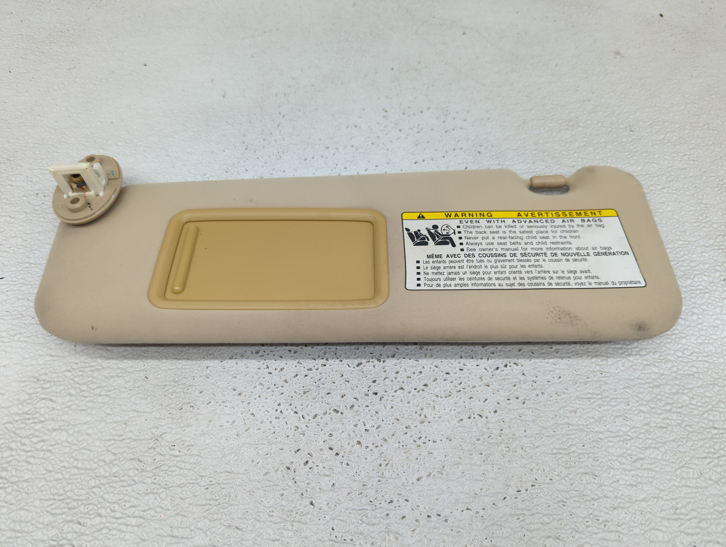 2007-2009 Lexus Es350 Sun Visor Shade Replacement Driver Left Mirror Fits Fits 2007 2008 2009 OEM Used Auto Parts - Oemuseda
