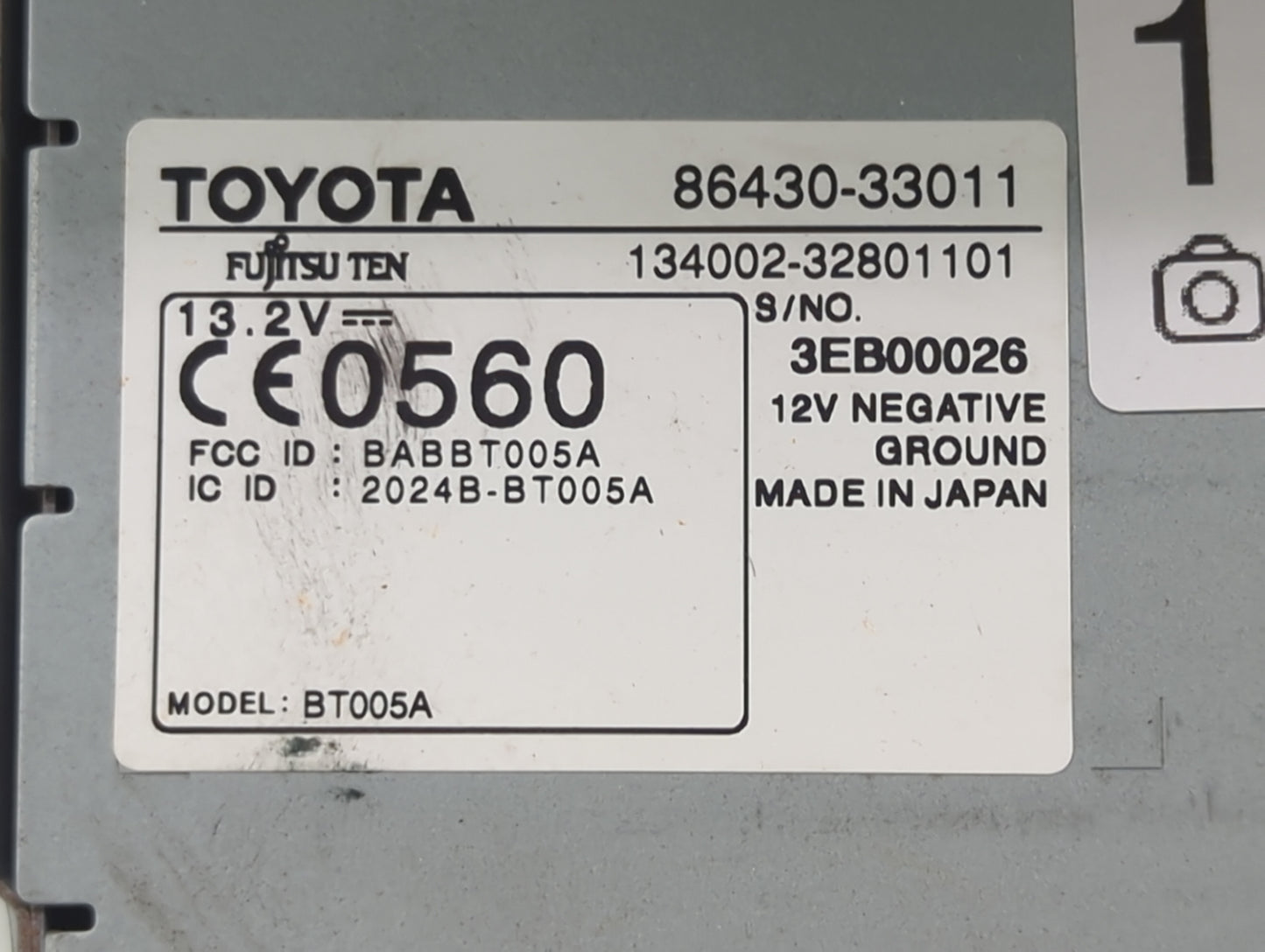 2007-2007 Lexus Es350 Information Display Screen - Oemusedautoparts1.com