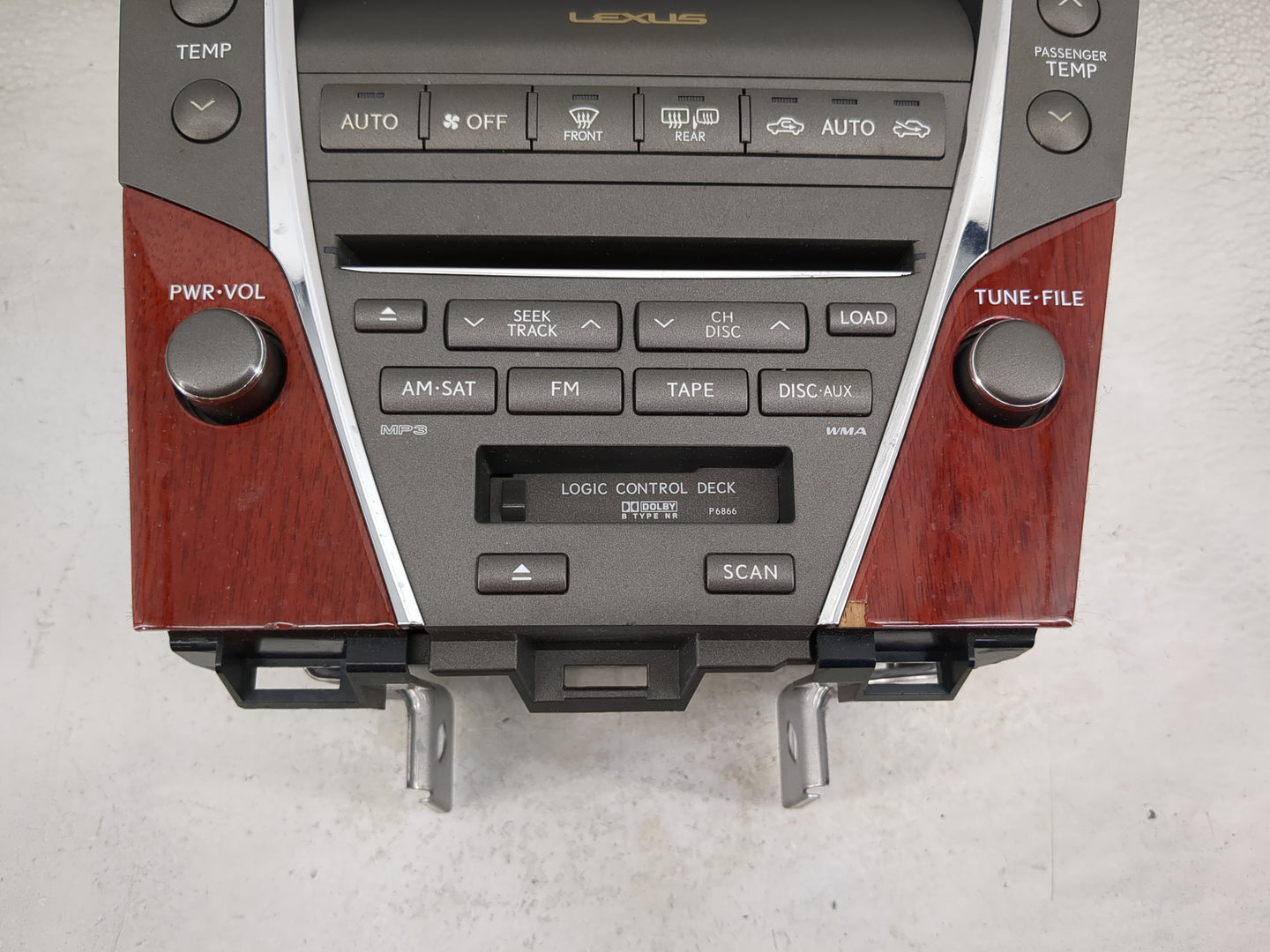 2007-2009 Lexus Es350 Radio AM FM Cd Player Receiver Replacement P/N:86120-33730 FX-MG4107ZT-02 Fits Fits 2007 2008 2009 OEM