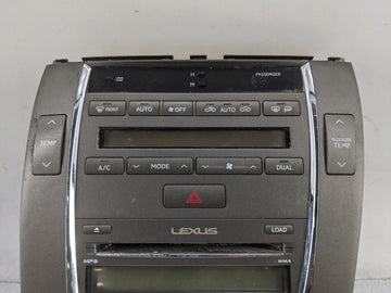 2007-2009 Lexus Es350 Radio AM FM Cd Player Receiver Replacement P/N:86120-33720-1 DEX-MG4357, HYQBTAU01A Fits Fits 2007 2008 2009 OEM Used Auto Parts
