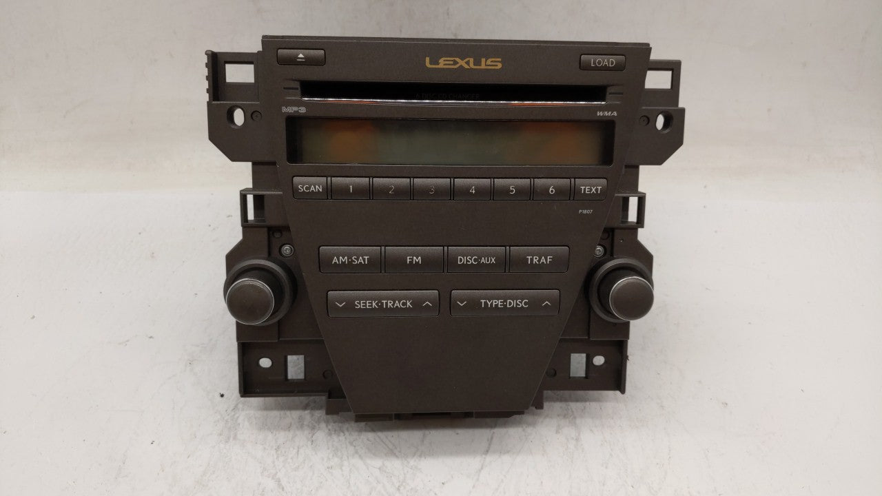 2007-2009 Lexus Es350 Am Fm Cd Player Radio Receiver - Oemusedautoparts1.com
