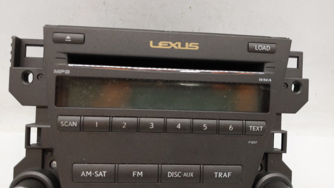 2007-2009 Lexus Es350 Am Fm Cd Player Radio Receiver - Oemusedautoparts1.com