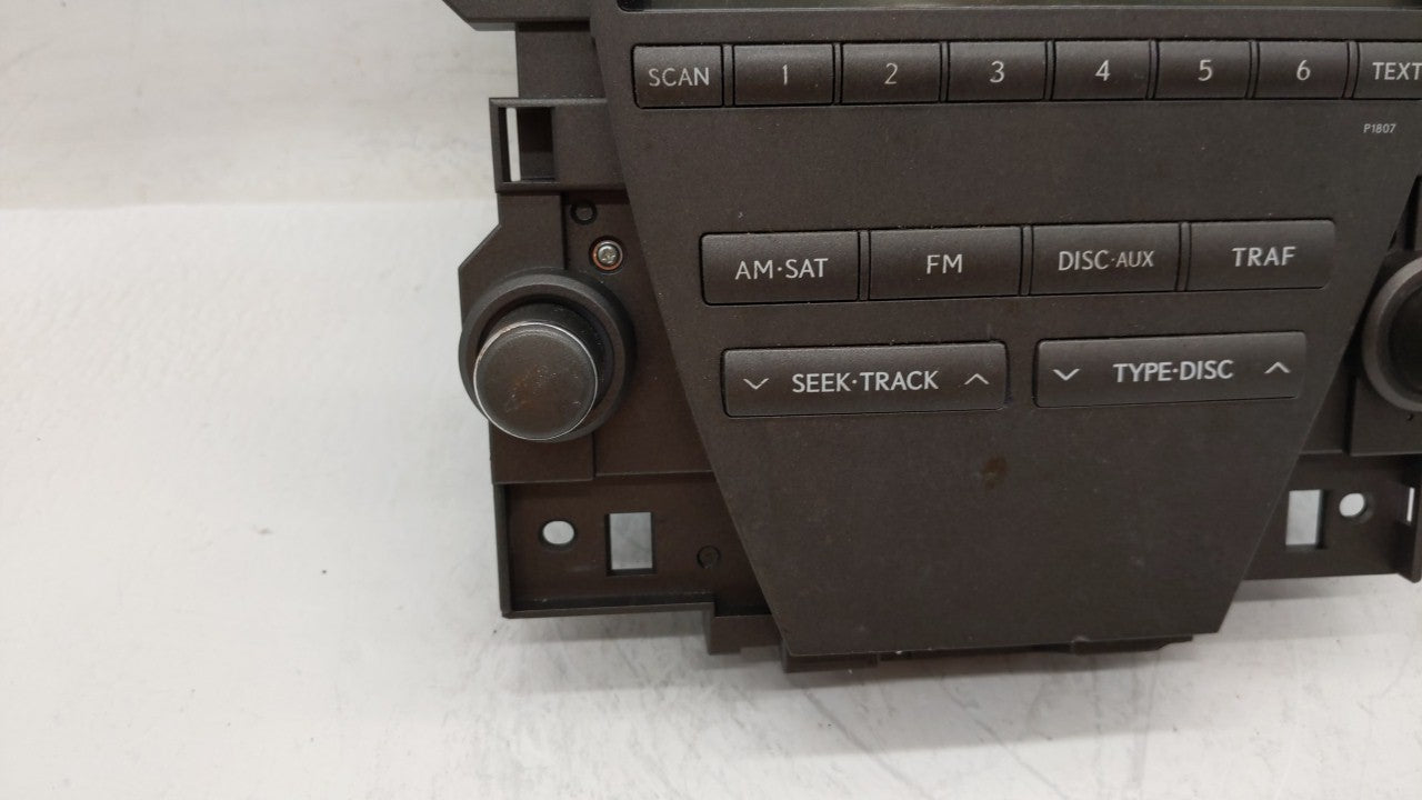 2007-2009 Lexus Es350 Am Fm Cd Player Radio Receiver - Oemusedautoparts1.com