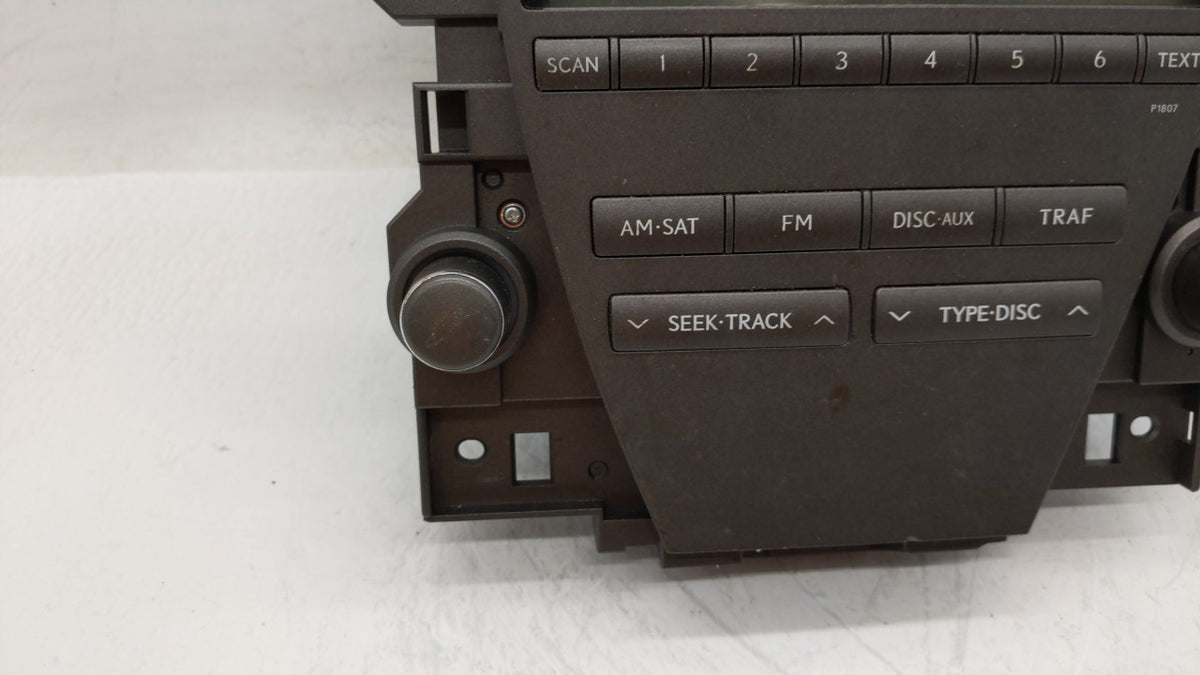 2007-2009 Lexus Es350 Am Fm Cd Player Radio Receiver 239715 - Oemusedautoparts1.com