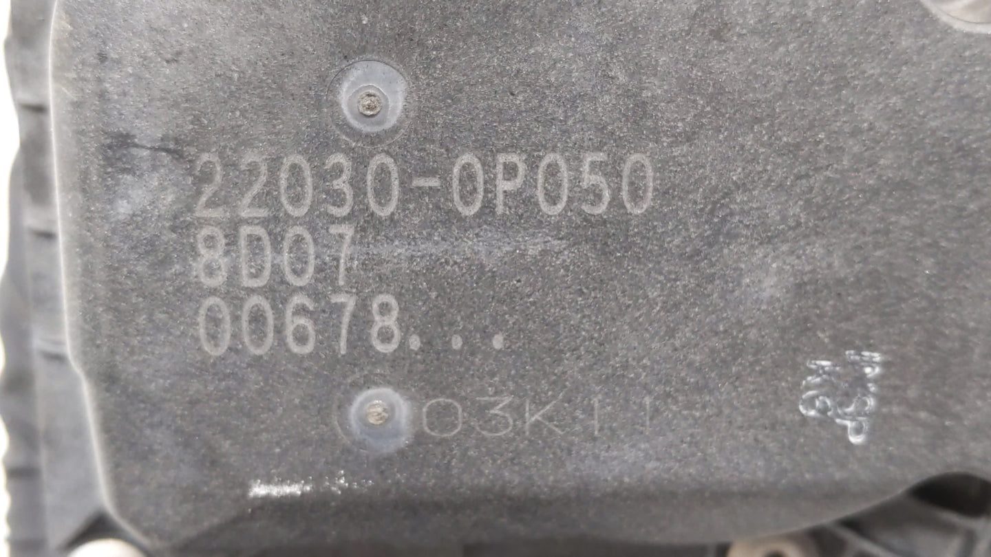 2007-2018 Lexus Es350 Throttle Body P/N:22030-0P050 22030-31030 Fits OEM Used Auto Parts - Oemusedautoparts1.com