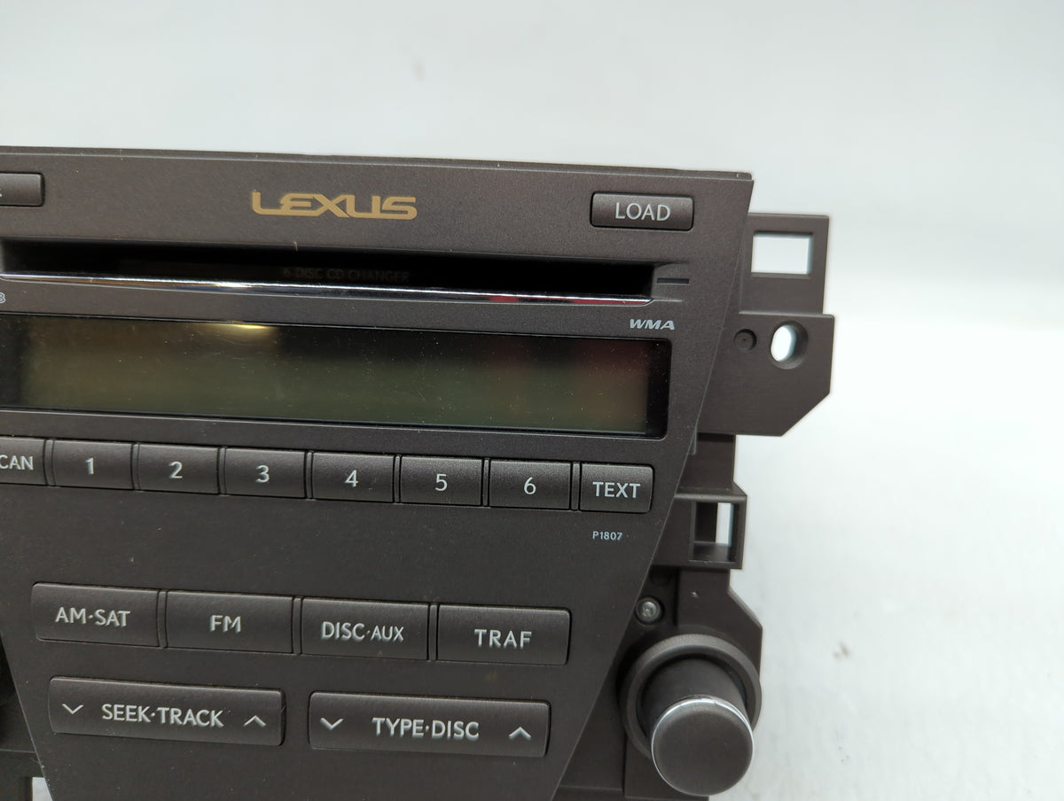 2007-2009 Lexus Es350 Am Fm Cd Player Radio Receiver 325400 - Oemusedautoparts1.com