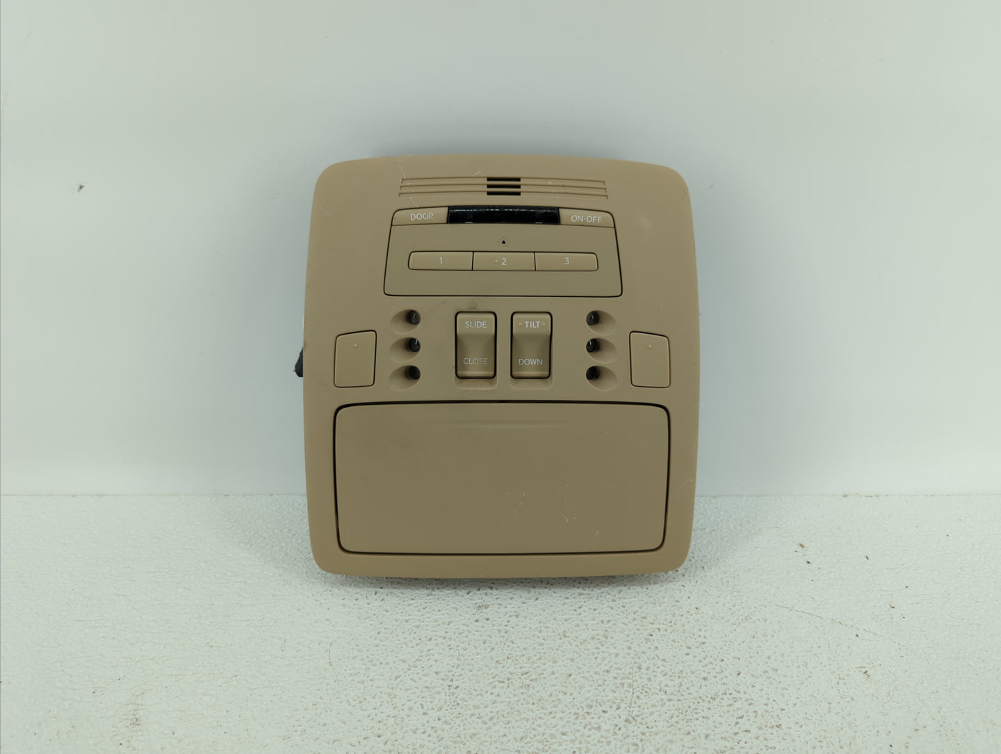 2007-2010 Lexus Es350 Overhead Console W/rear Climate Control Tan - Oemusedautoparts1.com