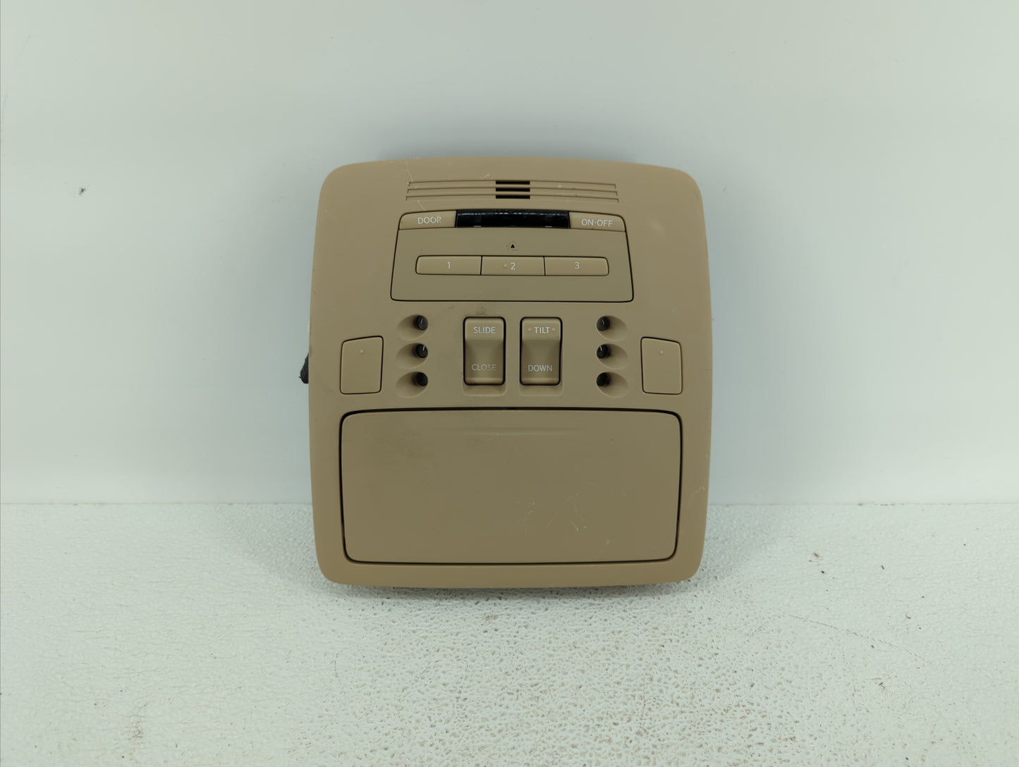 2007-2010 Lexus Es350 Overhead Console W/rear Climate Control Tan - Oemusedautoparts1.com