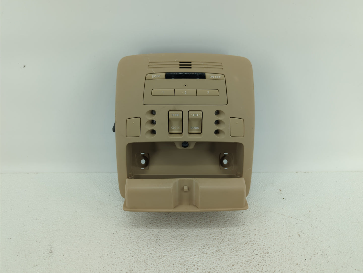 2007-2010 Lexus Es350 Overhead Console W/rear Climate Control Tan - Oemusedautoparts1.com