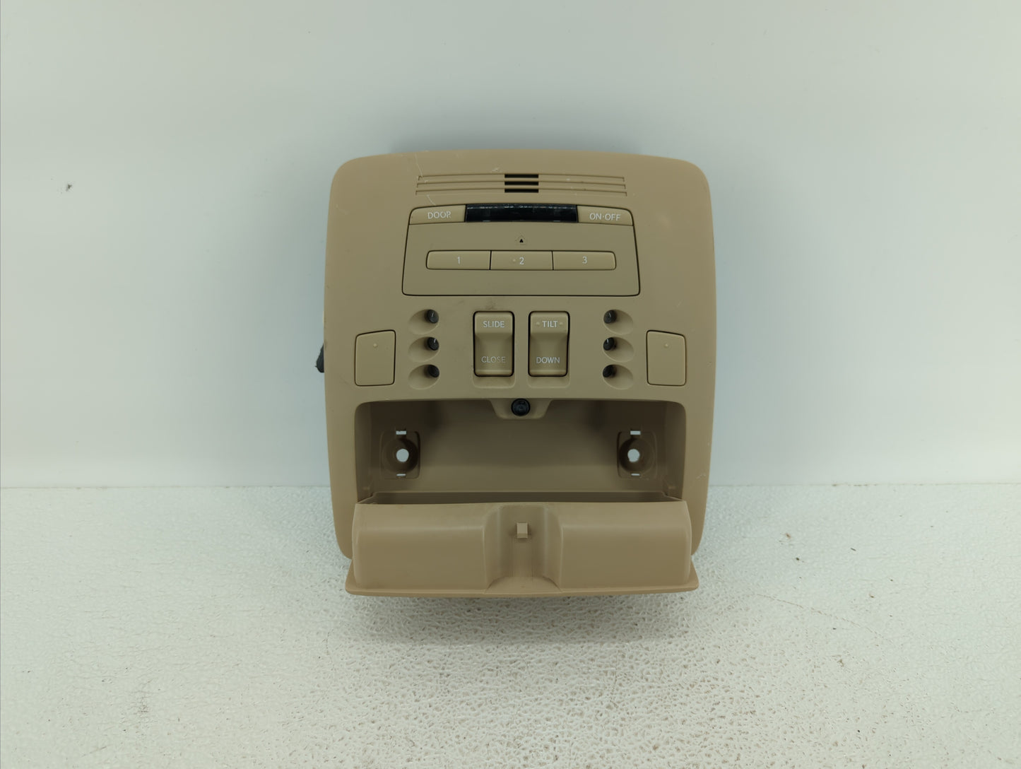 2007-2010 Lexus Es350 Overhead Console W/rear Climate Control Tan - Oemusedautoparts1.com