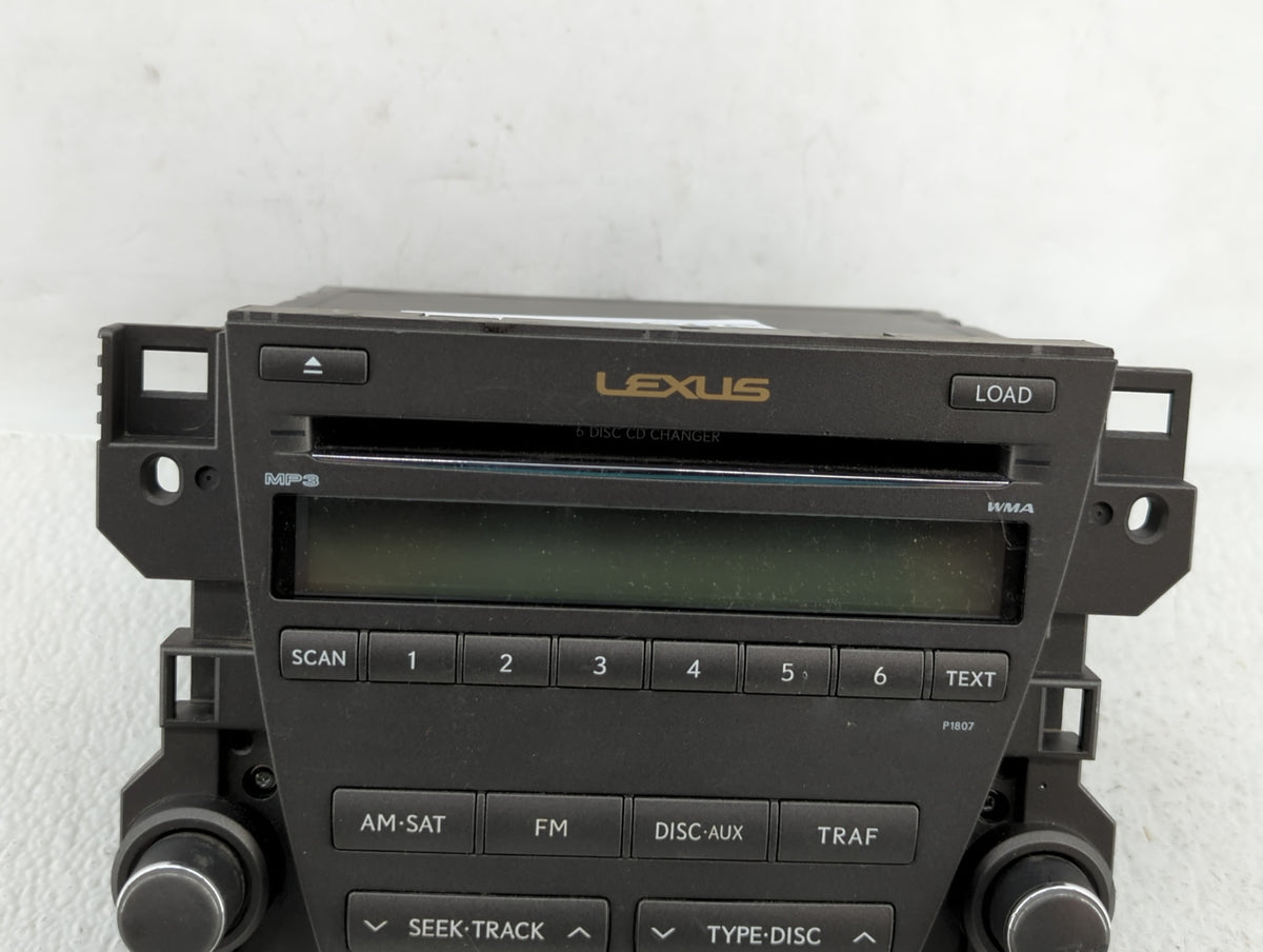 2007-2009 Lexus Es350 Am Fm Cd Player Radio Receiver 345609 - Oemusedautoparts1.com