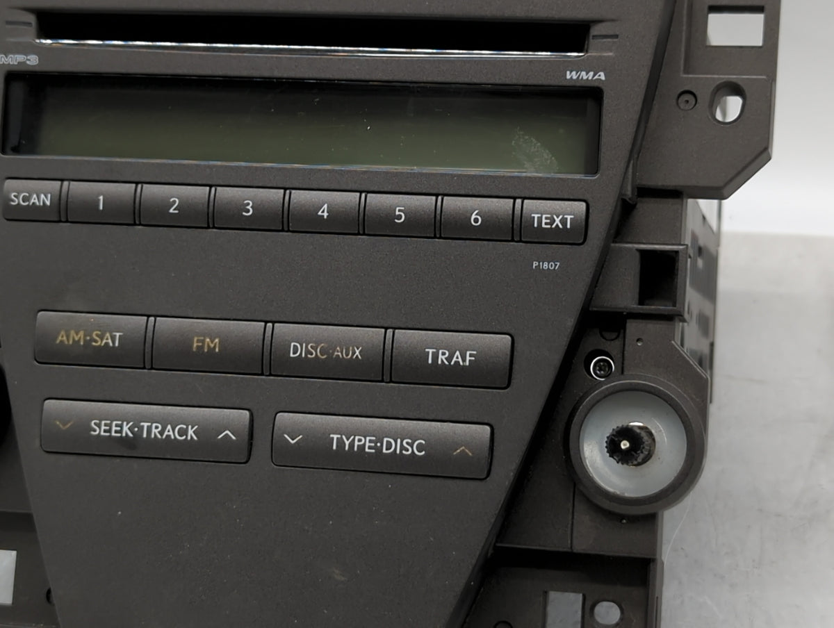 2007-2009 Lexus Es350 Am Fm Cd Player Radio Receiver 348813 - Oemusedautoparts1.com
