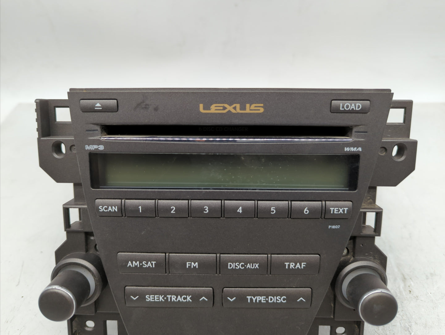 2007-2009 Lexus Es350 Radio AM FM Cd Player Receiver Replacement P/N:86120-33720 86120-33720-1 Fits Fits 2007 2008 2009 OEM 