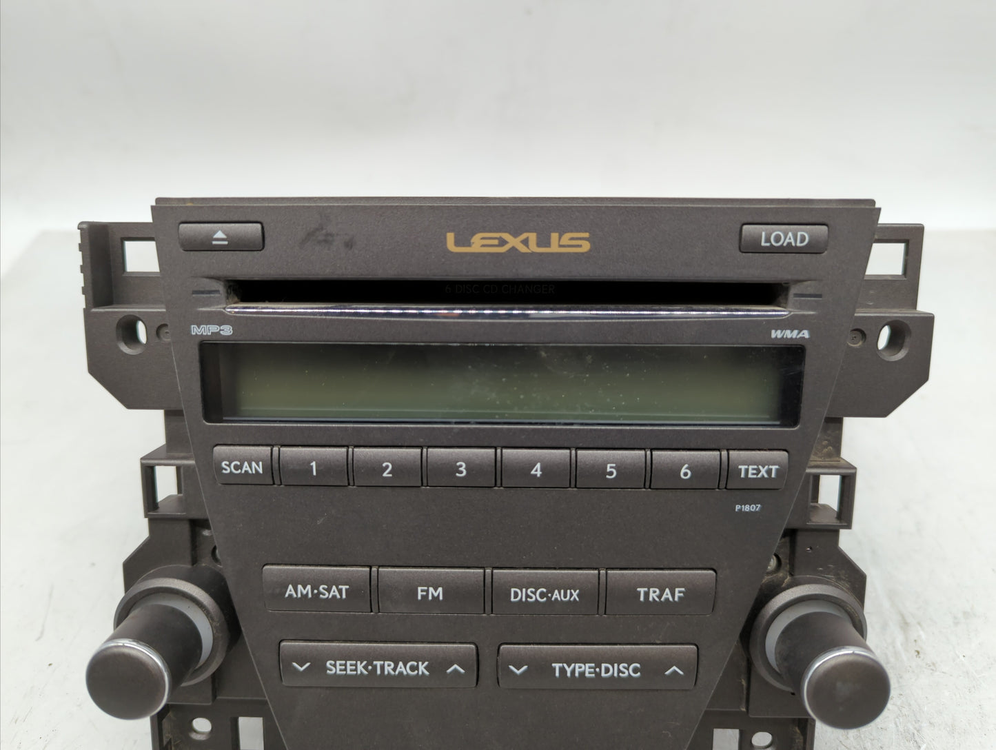 2007-2009 Lexus Es350 Radio AM FM Cd Player Receiver Replacement P/N:86120-33720 86120-33720-1 Fits Fits 2007 2008 2009 OEM 