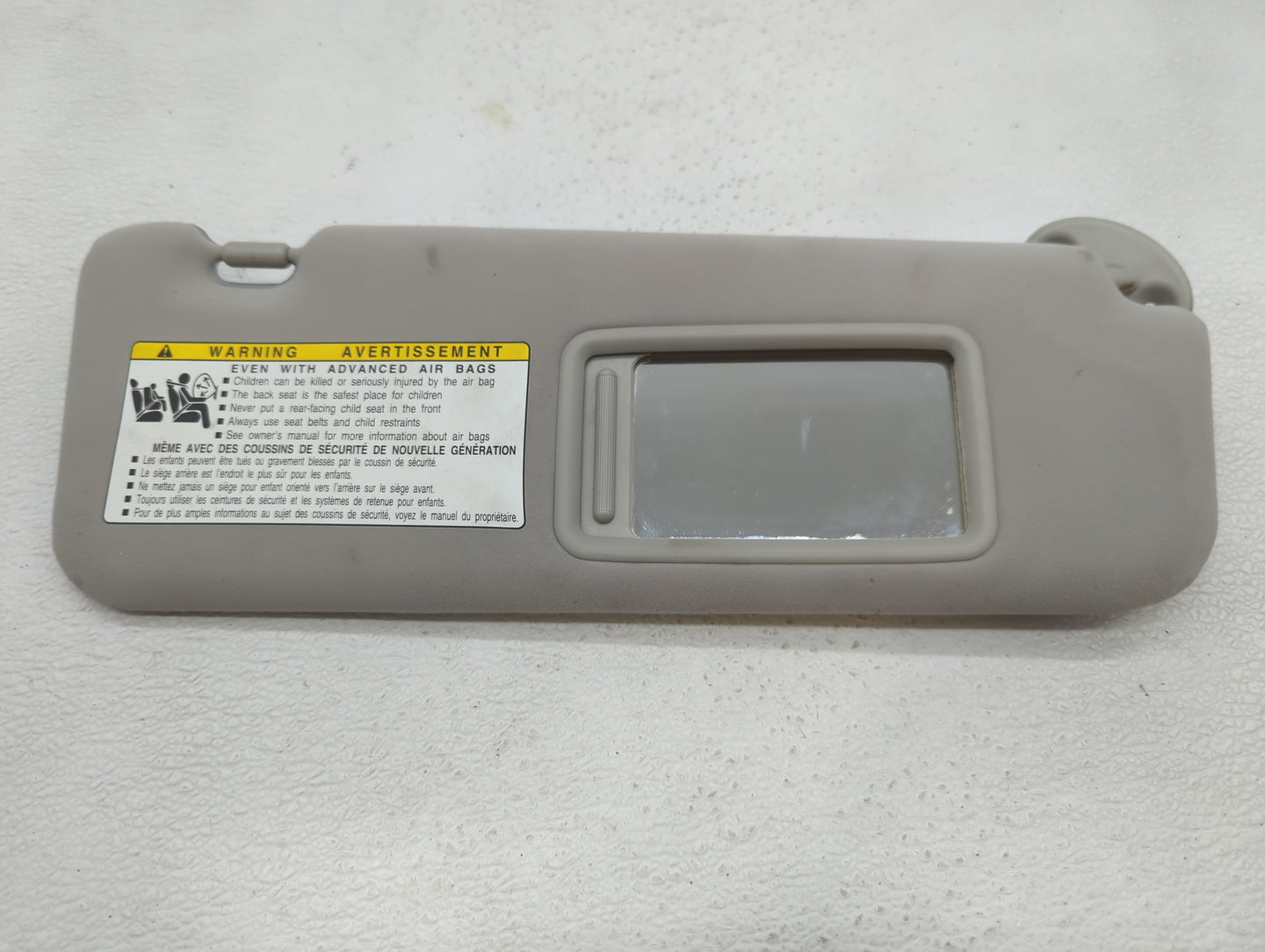 2007-2009 Lexus Es350 Sun Visor Shade Replacement Passenger Right Mirror Fits Fits 2007 2008 2009 OEM Used Auto Parts - Oemu