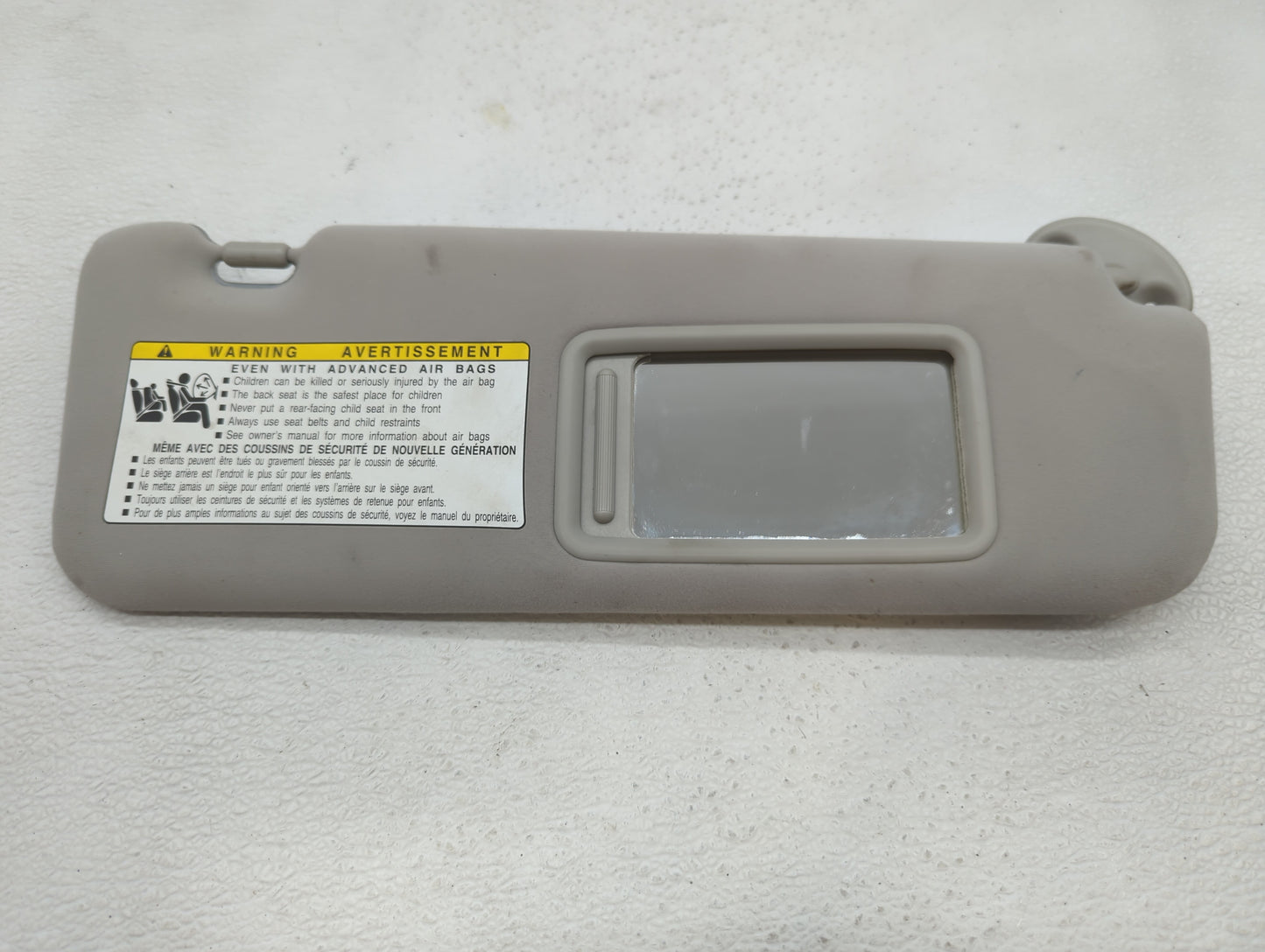 2007-2009 Lexus Es350 Sun Visor Shade Replacement Passenger Right Mirror Fits Fits 2007 2008 2009 OEM Used Auto Parts - Oemu