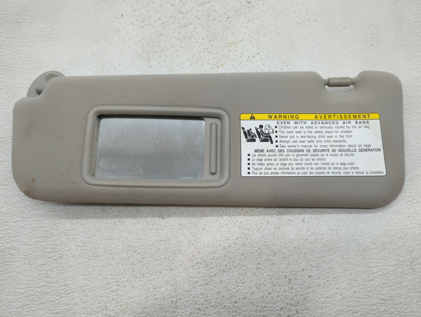 2007-2009 Lexus Es350 Sun Visor Shade Replacement Driver Left Mirror Fits Fits 2007 2008 2009 OEM Used Auto Parts - Oemuseda