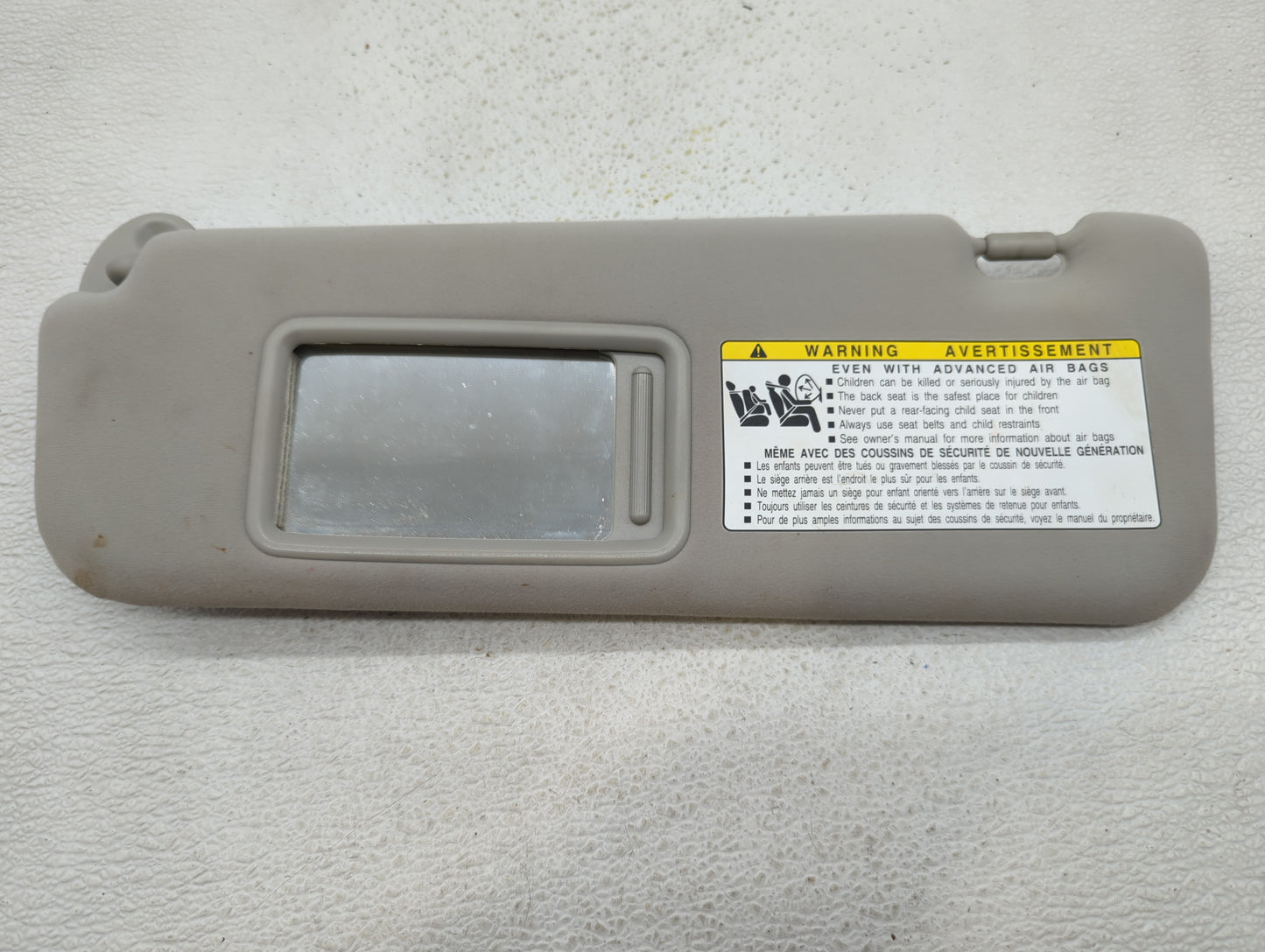 2007-2009 Lexus Es350 Sun Visor Shade Replacement Driver Left Mirror Fits Fits 2007 2008 2009 OEM Used Auto Parts - Oemuseda