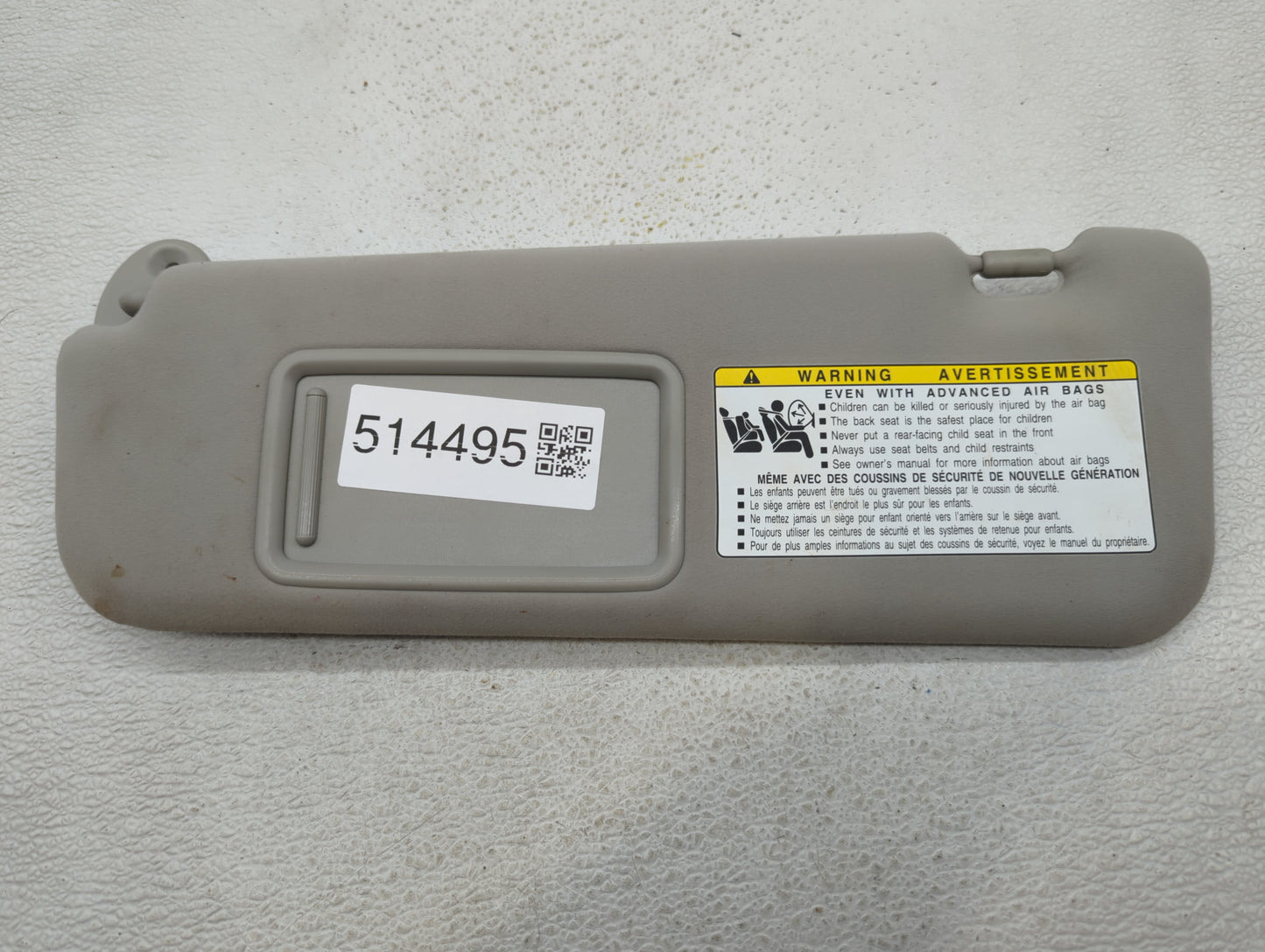 2007-2009 Lexus Es350 Sun Visor Shade Replacement Driver Left Mirror Fits Fits 2007 2008 2009 OEM Used Auto Parts - Oemuseda