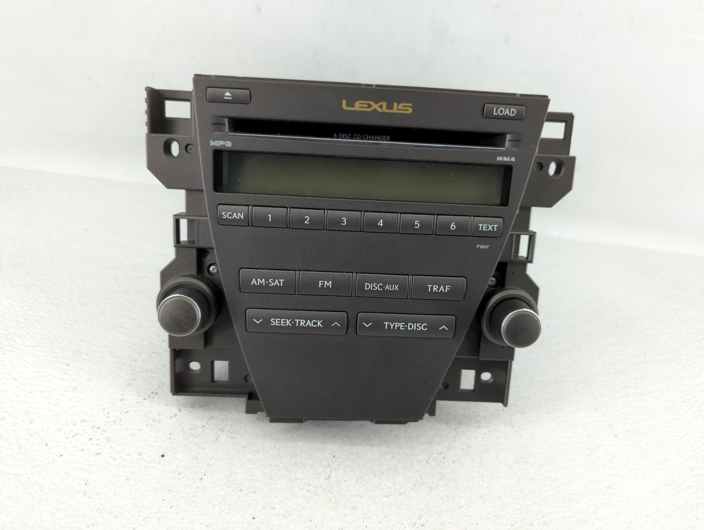 2007-2009 Lexus Es350 Radio AM FM Cd Player Receiver Replacement P/N:86120-33720 Fits Fits 2007 2008 2009 OEM Used Auto Part