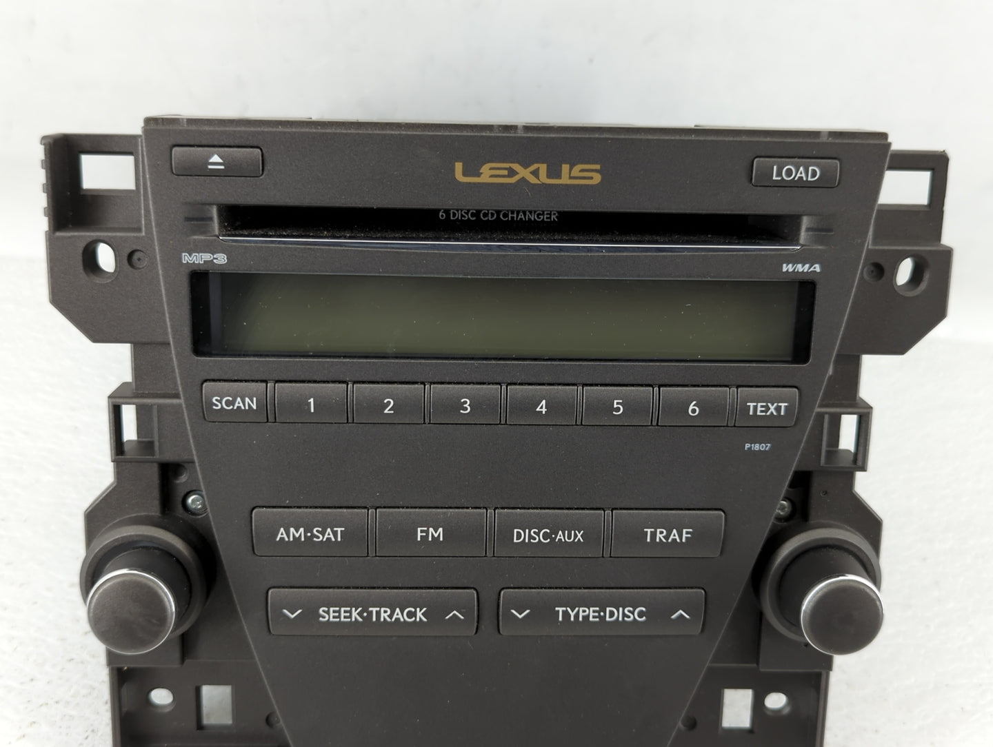2007-2009 Lexus Es350 Radio AM FM Cd Player Receiver Replacement P/N:86120-33720 Fits Fits 2007 2008 2009 OEM Used Auto Part