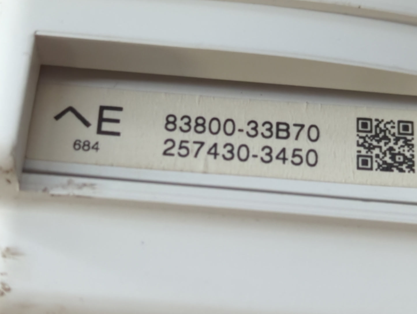 2007-2008 Lexus Es350 Instrument Cluster Speedometer Gauges P/N:83800-33B70 83800-33B71 Fits Fits 2007 2008 OEM Used Auto Pa