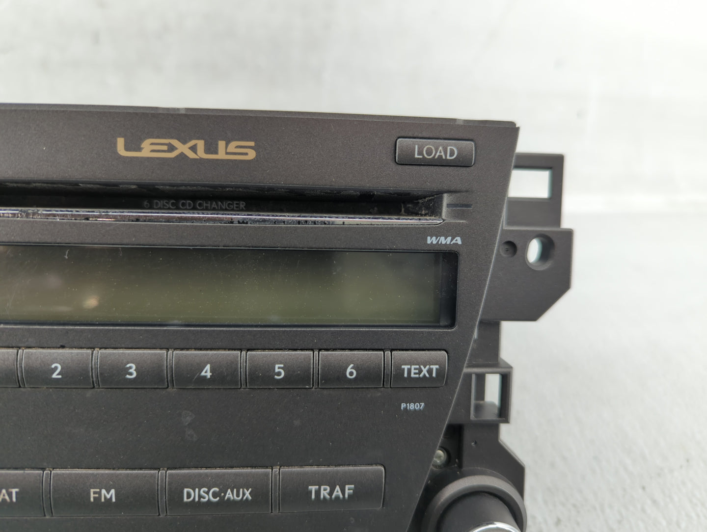 2007-2009 Lexus Es350 Radio AM FM Cd Player Receiver Replacement P/N:86120-33720 Fits Fits 2007 2008 2009 OEM Used Auto Part