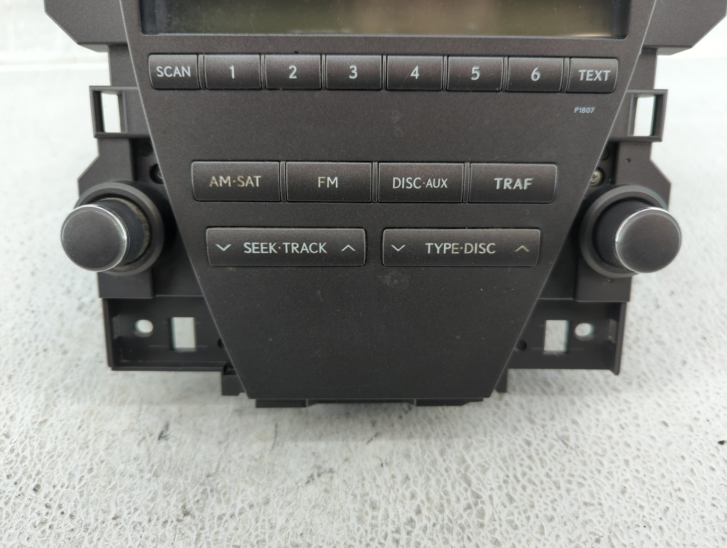 2007-2009 Lexus Es350 Radio AM FM Cd Player Receiver Replacement P/N:86120-33720 Fits Fits 2007 2008 2009 OEM Used Auto Part