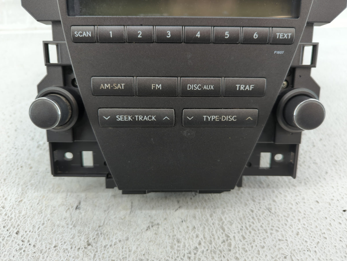 2007-2009 Lexus Es350 Radio AM FM Cd Player Receiver Replacement P/N:86120-33720 Fits Fits 2007 2008 2009 OEM Used Auto Part