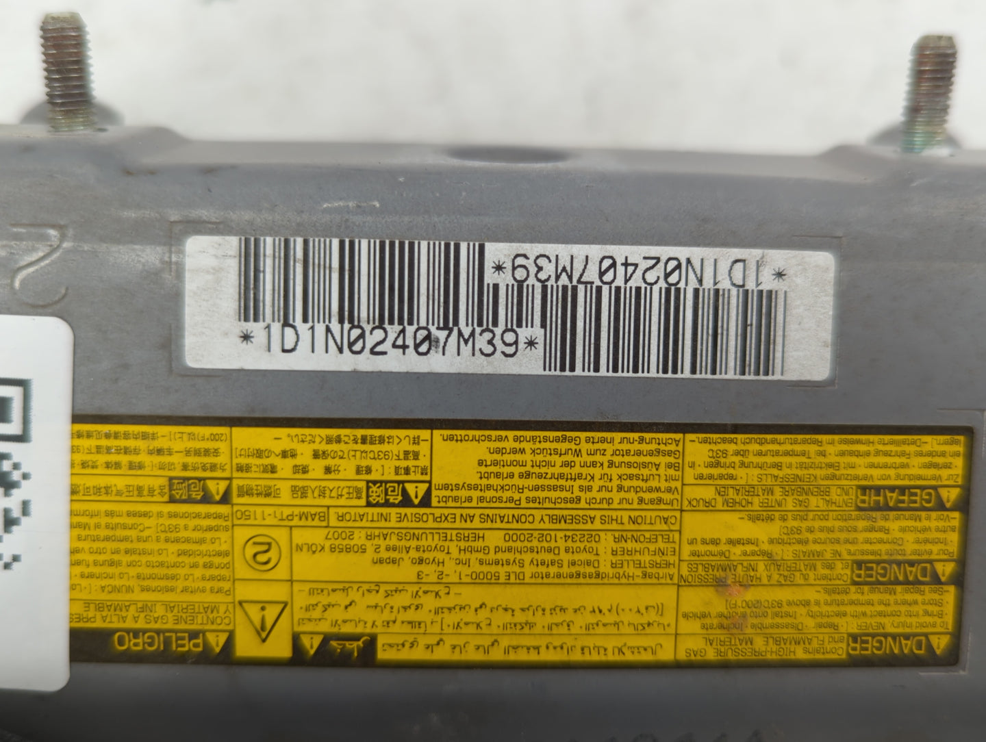 2007 Lexus Es350 Air Bag Passenger Right Dashboard Oem - Oemusedautoparts1.com