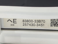 2007 Lexus Es350 Instrument Cluster Speedometer Gauges P/N:83800-33B70 Fits OEM Used Auto Parts - Oemusedautoparts1.com