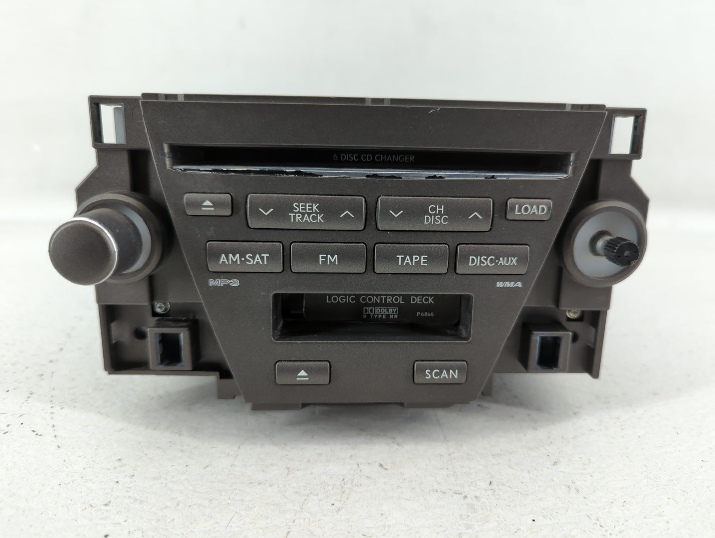 2007-2009 Lexus Es350 Radio AM FM Cd Player Receiver Replacement P/N:86120-33730 Fits Fits 2007 2008 2009 OEM Used Auto Part