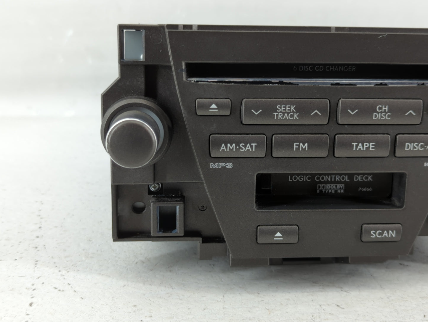 2007-2009 Lexus Es350 Radio AM FM Cd Player Receiver Replacement P/N:86120-33730 Fits Fits 2007 2008 2009 OEM Used Auto Part